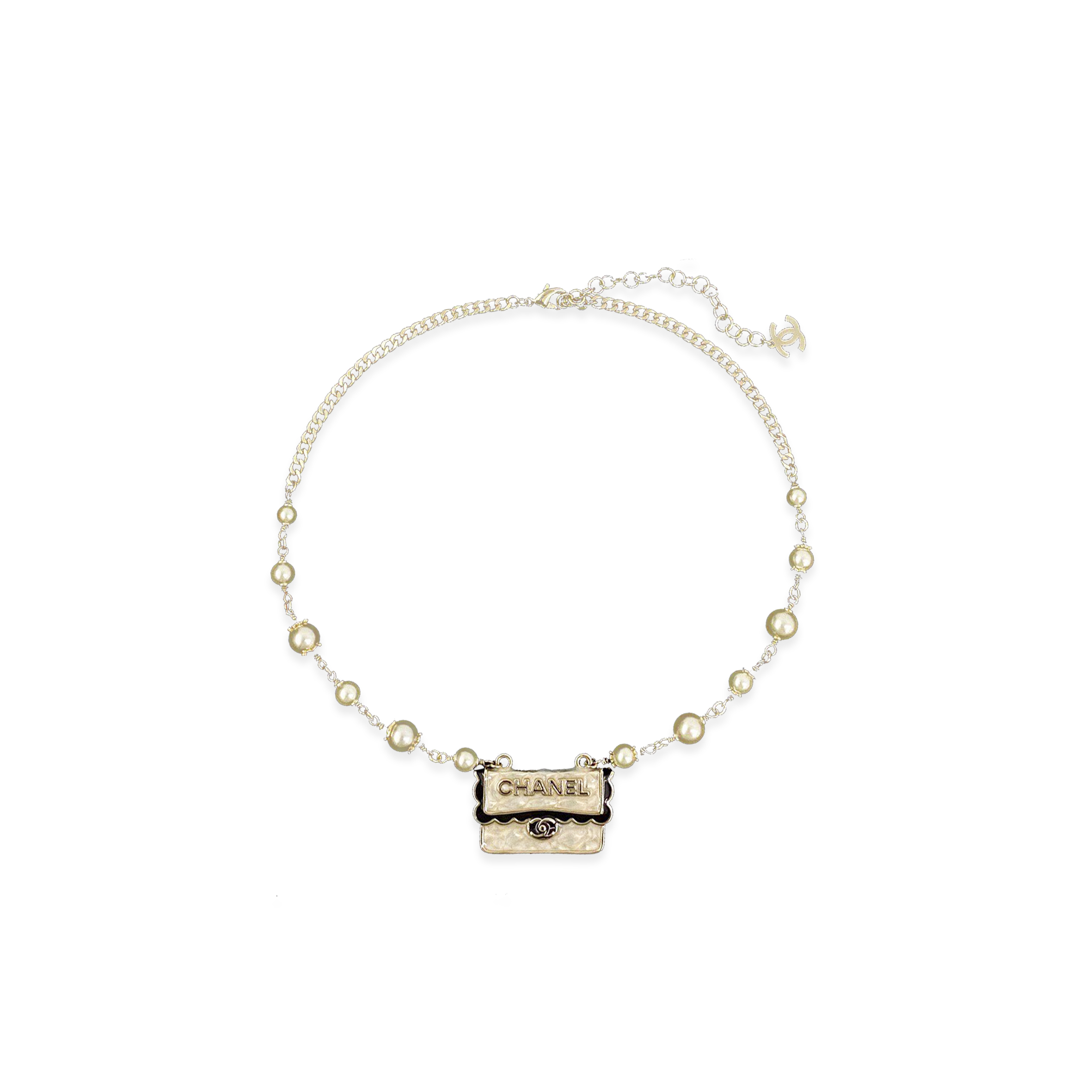 C*A*EL CF PENDANT PEARL NECKLACE ABE501